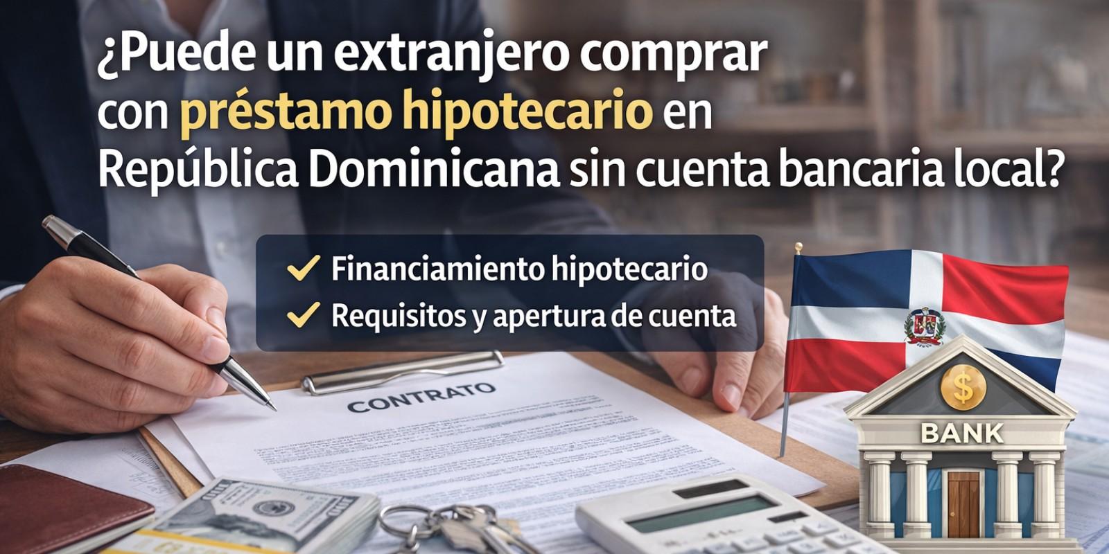 Préstamo hipotecario para extranjeros en República Dominicana