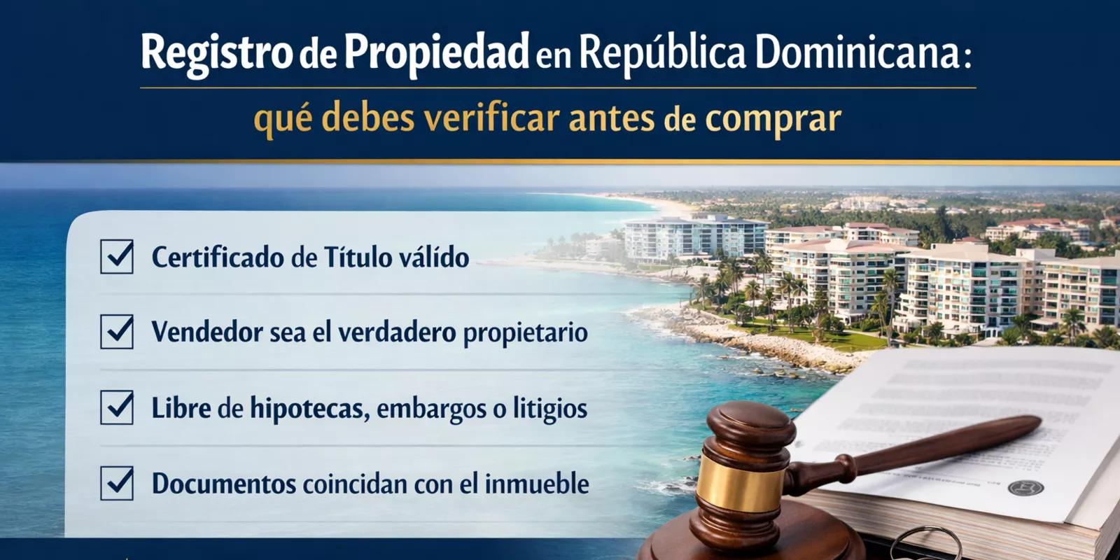Verificación Legal en Compras de Propiedades Dominicana